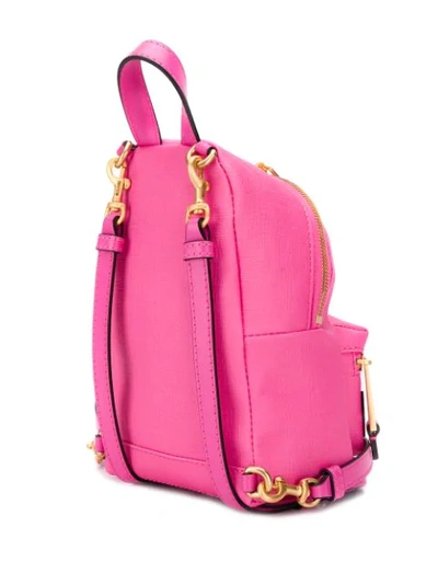 Shop Moschino Teddy Bear Patch Backpack - Pink