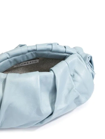 Shop Rejina Pyo Nane Knotted Bow-handle Bag In Blue