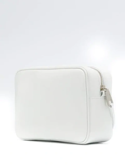 Shop Rebecca Minkoff Zipped Shoulder Bag In 013 Optic White