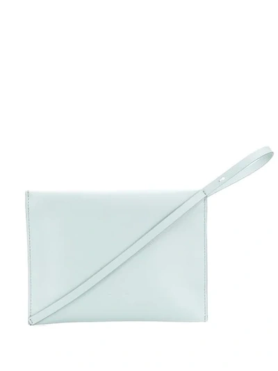 Shop Aesther Ekme Wristlet Pochette In Blue