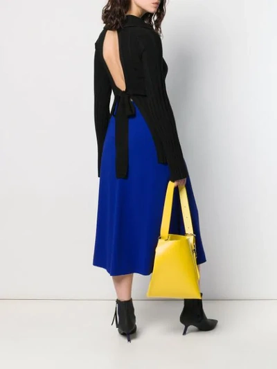 Shop Venczel Taeo Shoulder Bag In Yellow