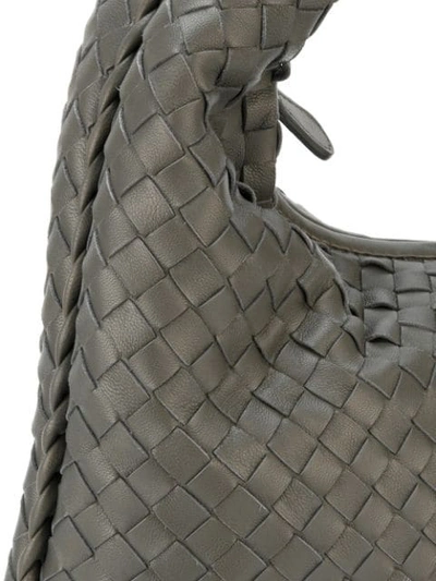 Shop Bottega Veneta Intrecciato Tote - Grey