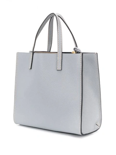 Shop Marc Jacobs The Grind Mini Tote Bag In Grey