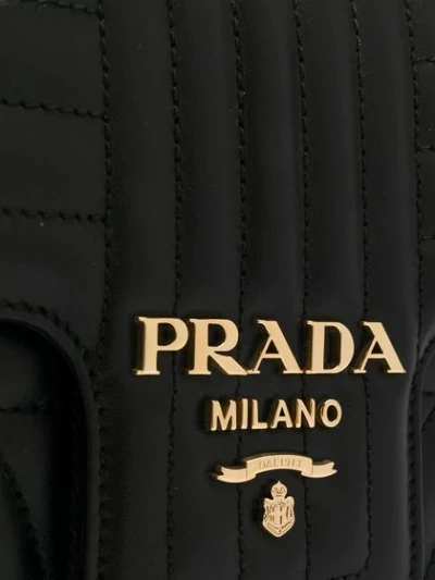 Shop Prada Diagramme Shoulder Bag In F0632 Nero 1