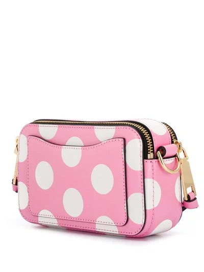 Shop Marc Jacobs Snapshot Dot Camera Bag In Pink