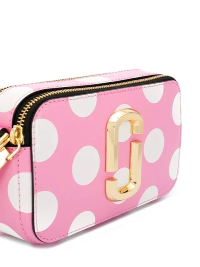 Shop Marc Jacobs Snapshot Dot Camera Bag In Pink