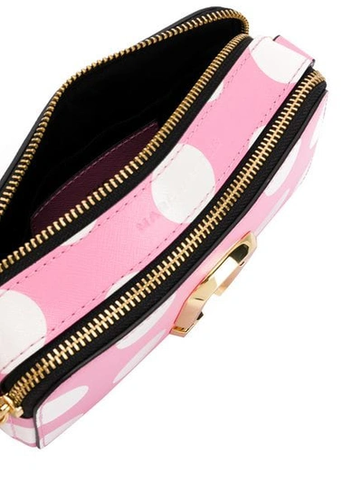 Shop Marc Jacobs Snapshot Dot Camera Bag In Pink