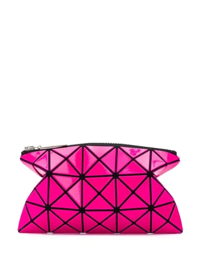 Shop Bao Bao Issey Miyake 'prism' Clutch In Pink