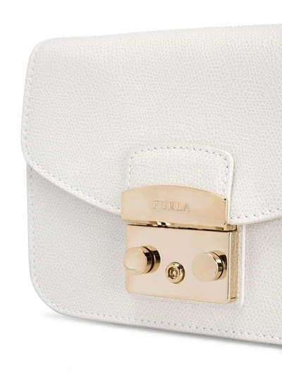 Shop Furla Metropolis Mini Crossbody Bag In Neutrals