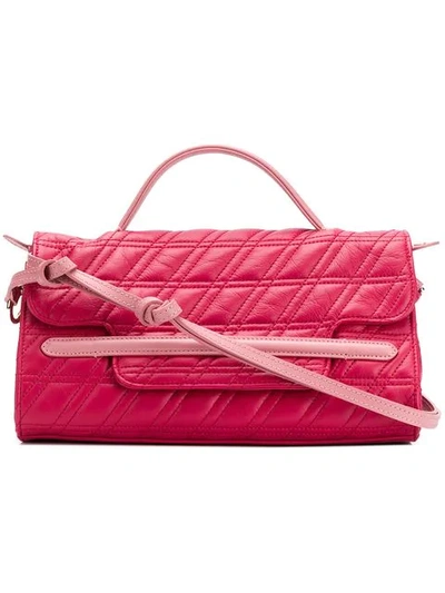 Shop Zanellato Quilted Tote Bag In Pink