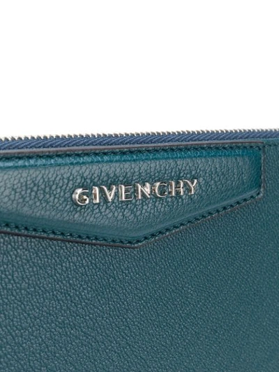 Shop Givenchy Antigona Pouch In Blue
