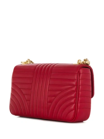Shop Prada Medium Diagramme Shoulder Bag In Red