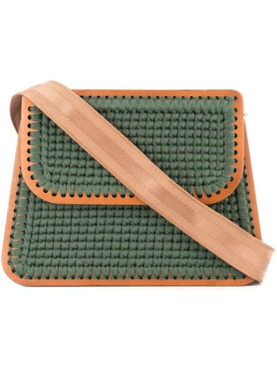 Shop 0711 Large Monaco Purse In Green