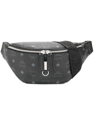 Mcm Small Fursten Belt Bag - Black