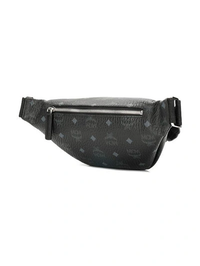 Shop Mcm Fursten Belt Bag In Black