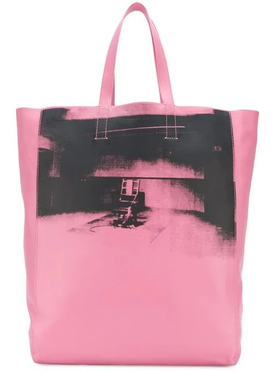 Shop Calvin Klein 205w39nyc X Andy Warhol Tote Bag In Pink