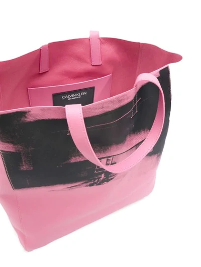 Shop Calvin Klein 205w39nyc X Andy Warhol Tote Bag In Pink