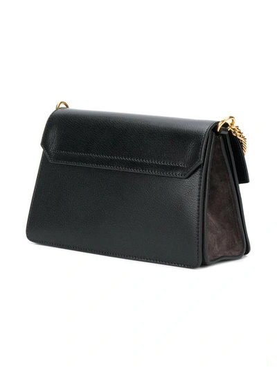 Shop Givenchy Gv3 Shoulder Bag In Black