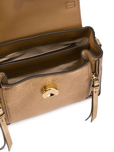 Shop Chloé Fay Day Mini Bag In Gold