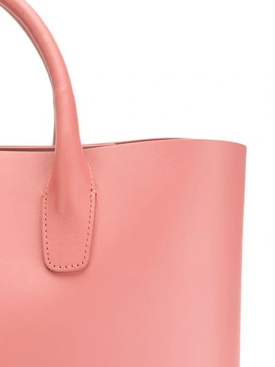Shop Mansur Gavriel Folded Bag In Pink