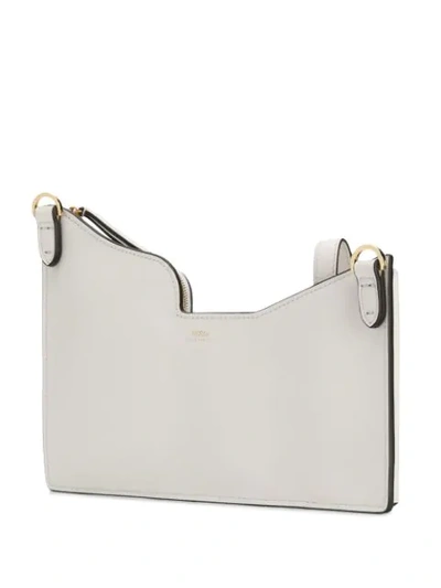 Shop Fendi Pockets Mini Bag In White