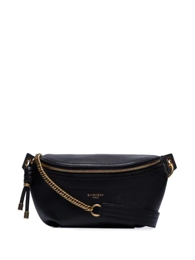 GIVENCHY LEATHER BELT BAG - 黑色