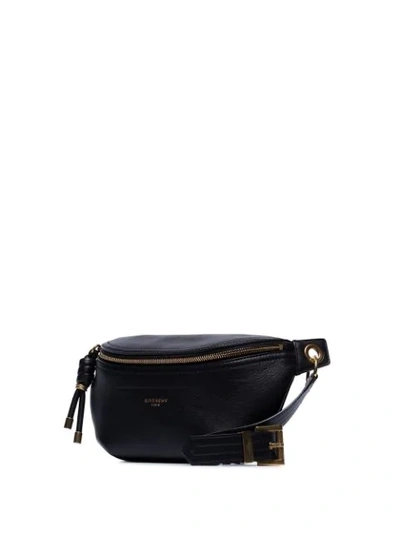 GIVENCHY LEATHER BELT BAG - 黑色