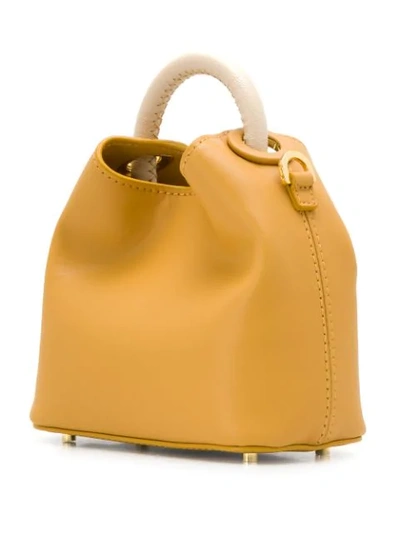 Shop Elleme Madeleine Mini Tote Bag In Yellow