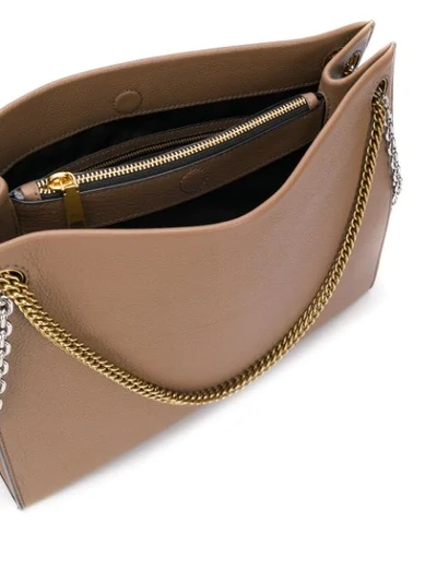 Shop Marc Jacobs Double Link Shoulder Bag In Brown