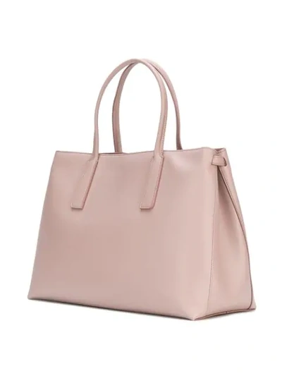 Shop Zanellato Trapeze Tote Bag In Pink
