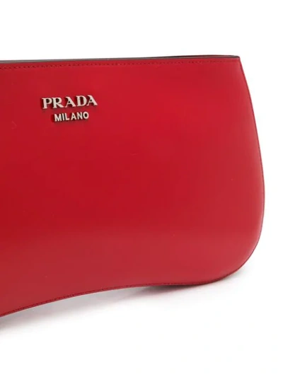 Shop Prada Sidonie Crossbody Bag In Red