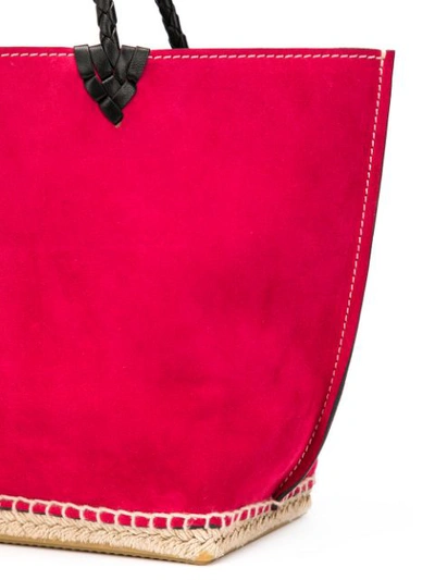 Shop Altuzarra ‘espadrille' Tote Large - Red