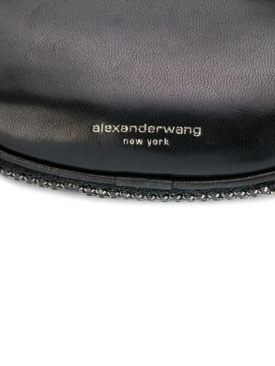 Shop Alexander Wang Atticca Mini Rhinestone Bag In 001 Black