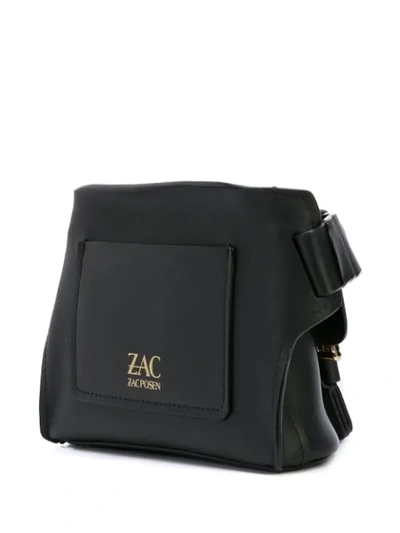 Shop Zac Zac Posen Biba Buckle Belt Bag In Black