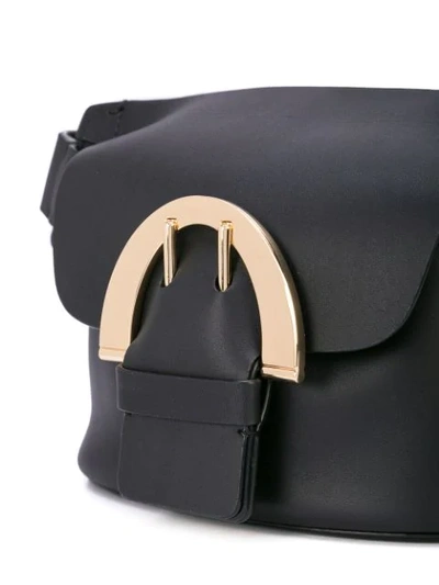 Shop Zac Zac Posen Biba Buckle Belt Bag In Black