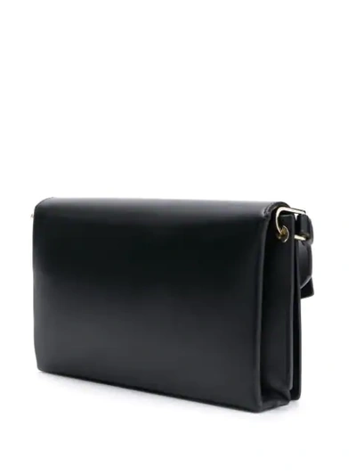 Shop Lanvin Pocket Shoulder Bag In Black