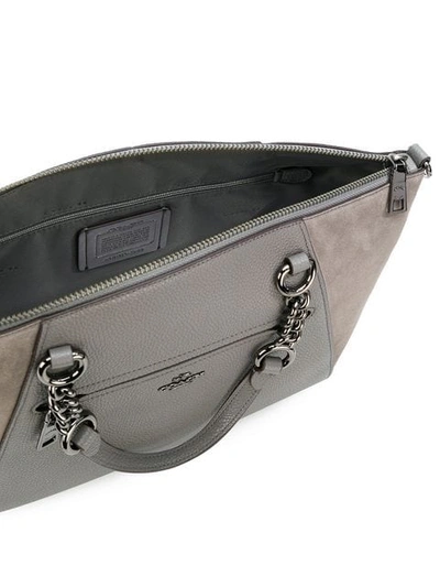 Shop Coach Chain Prairie Satchel Bag - Grey