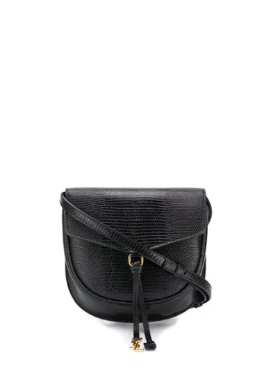 Shop Saint Laurent Datcha Crossbody Bag In Black