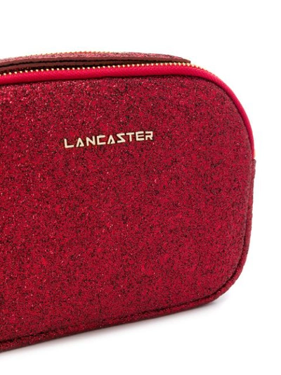 Shop Lancaster Glitter Shoulder Bag - Red