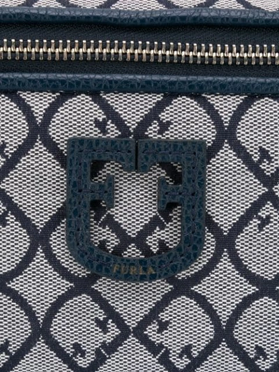 Shop Furla Gürteltasche Mit Logo-muster In Blue
