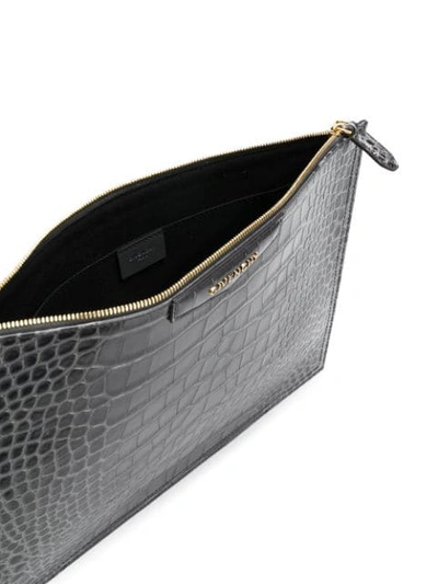 Shop Givenchy 'antigona' Clutch In Grey