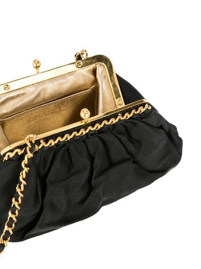 Pre-owned Chanel Chain Shoulder Bag In Black