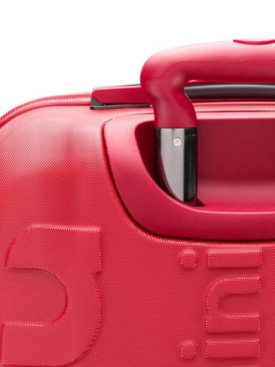 Shop Baldinini Logo Suitcase In Red
