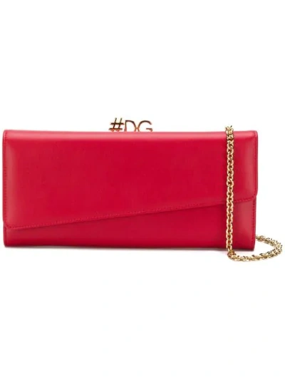 Shop Dolce & Gabbana Wallet Clutch Bag - Red