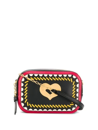 Shop Bally Swirl Mini Bag In Black