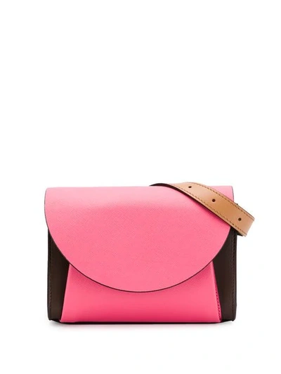 Shop Marni Law Belt Bag In Pink