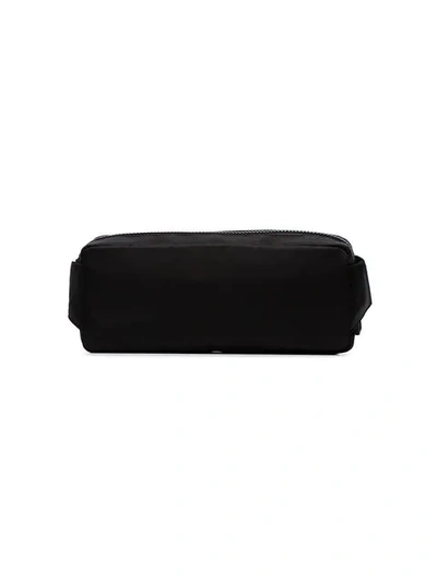 Shop Versace Black Logo-print Belt Bag