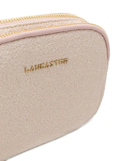 Shop Lancaster Glittery Cross Body Bag In Pink