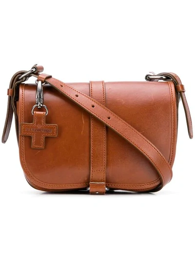 Shop A.f.vandevorst Foldover Crossbody Bag In Brown