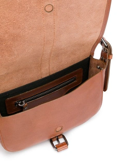 Shop A.f.vandevorst Foldover Crossbody Bag In Brown